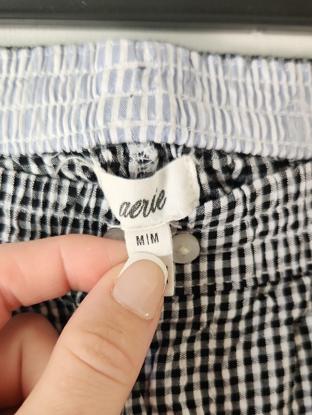 aerie - Like New Searsucker Side Tie Pajama Pants - M - Picture 2 of 6